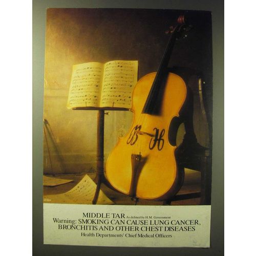 1989 Benson & Hedges Cigarettes Ad - Cello