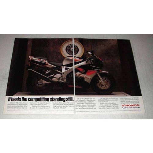 1993 Honda CBR900RR Motorcycle Ad - Beats Competition