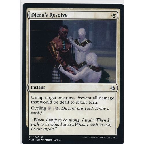Magic the Gathering MTG Amonkhet 11/269 Djeru's Resolve