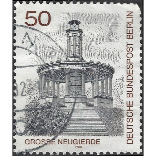BERLIN, Great curiosity, Castle Park, Klein-Glienicke, brown 1980, 50pf