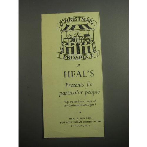 1948 Heal & Son Ad - Christmas prospect at Heal's presents for particular people