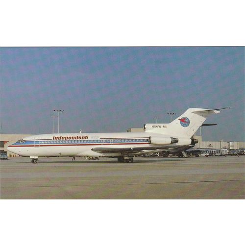 Independent Air Boeing B727 35 Civil Aviation Postcard (A19949)