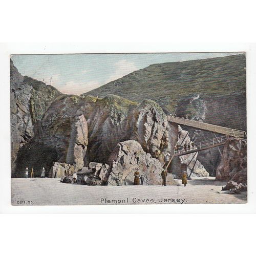 Plemont Caves Jersey Postcard 2811