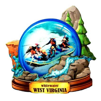 Whitewater West Virginia Artwood Fridge Magnet