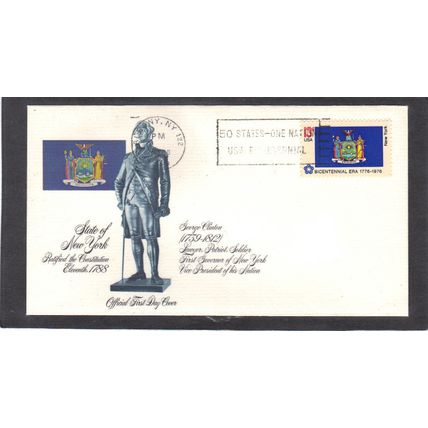 FDC Fleetwood 1643 13c New York (Cachet-U/A) CV01198