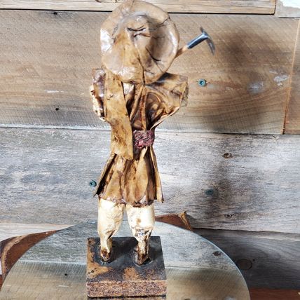 Paper Mache Mexican Folk Art - Peasant Farmer