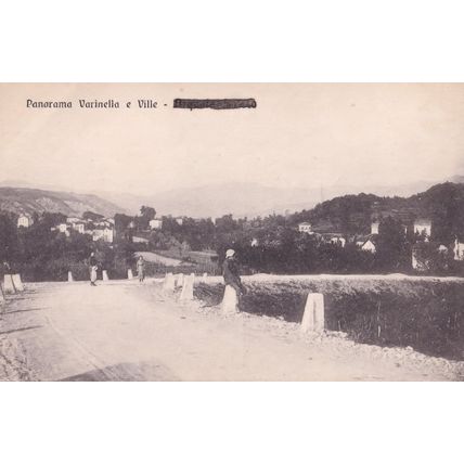 Varinella Italy Santa Marinella Panorama Antique Italian Postcard