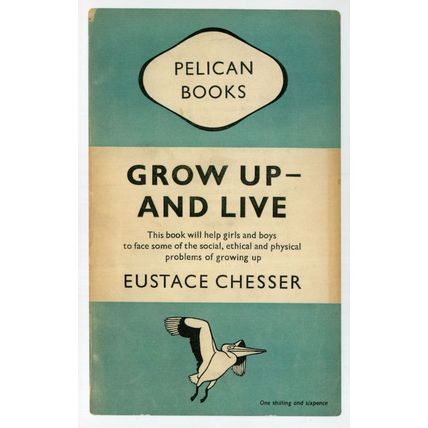 Grow Up & Live Eustace Chesser 1949 Book Postcard