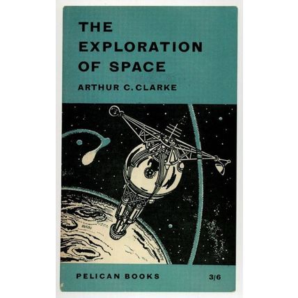 The Exploration Of Space Arthur C Clarke 1958 Book Postcard