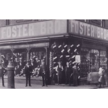 Freeth Street Oldbury Pillar Box at Hat Shop Real Photo Postcard