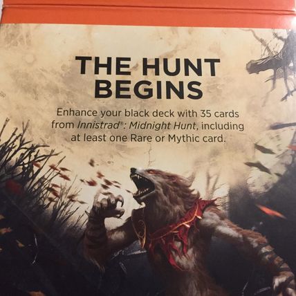 New Magic the Gathering Innistrad Midnight Hunt Black Theme Booster - 35 Cards