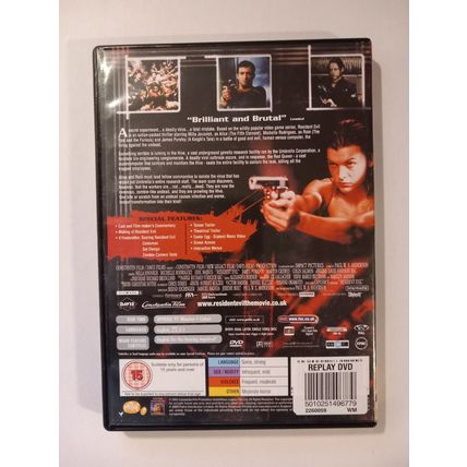 Resident Evil - DVD Milla Jovovich / Michelle Rodriguez