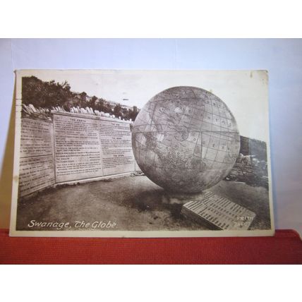 THE GLOBE, SWANAGE, DORSET used vintage postcard 1959 postmark =