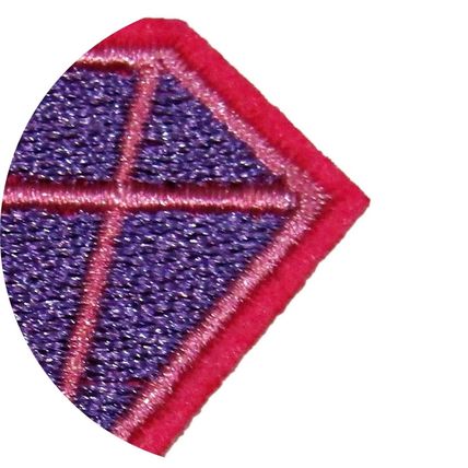 Small Diamond Iron Sew Embroidered Patch Badge Patches Logo Fancy Badges 253