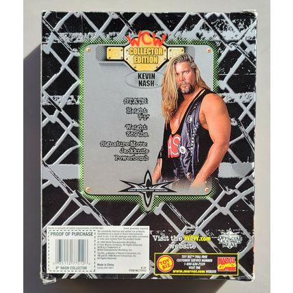 wcw wwf ljn wrestling superstars collector's edition kevin nash wrestling figure