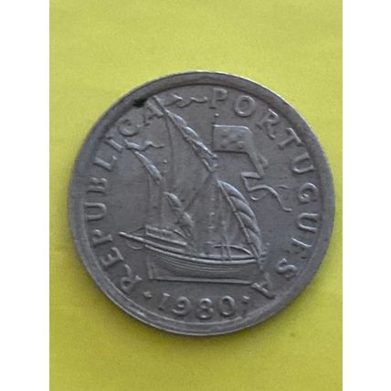 Umlaufmünze Portugal 2,50 Escudos 1980