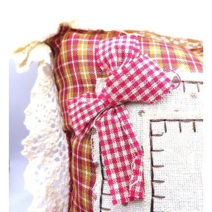 Shabby Chic Pillow Small Decorative Mum and Best Friend 24 CM Gift Home Decor