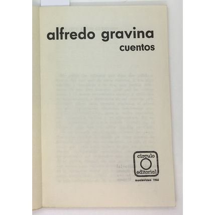 Cuentos, Alfredo Gravina