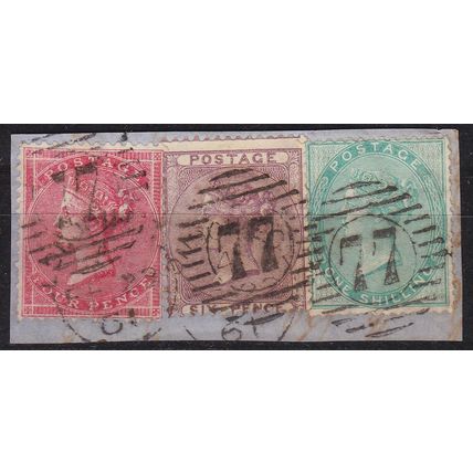 ENGLAND GREAT BRITAIN [1855] MiNr 0013,14,15 ( BStk ) [01]