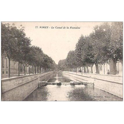 30 - NIMES - LE CANAL DE LA FONTAINE