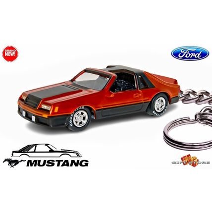 RARE KEYCHAIN 1979~1990 RED FORD MUSTANG T-TOP ROOF Ltd Ed.