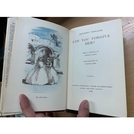 1948 ANTHONY TROLLOPE "CAN YOU FORGIVE HER?" VOLUMES 1 & 2 BOOKS (P8)