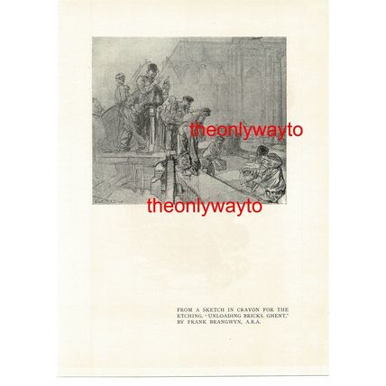 PAINTING, CHURCH OF ST. AIDAN, LEEDS (GHENT, REVERSE), Book Illustration, 1911