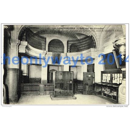 LA CONCIERGERIE, SALLE DITE DES GIRONDINS, PARIS, FRANCE, 1910/20s?