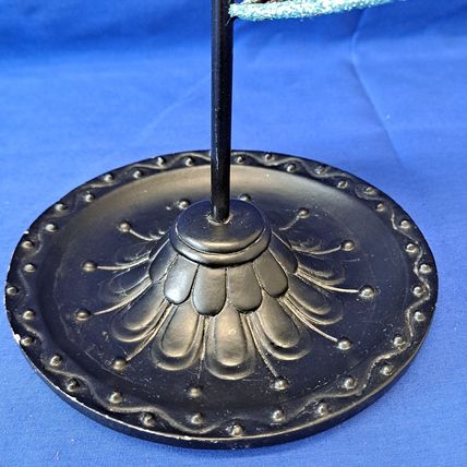 Metal BUTTERFLY EARRING Tree Jewelry Holder Ring/Bracelet Tray Pink Stand 12 7/8