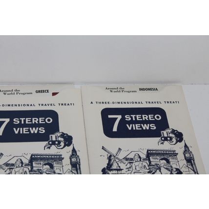 VTG TRU VUE Lot 3 D STEREOSCOPE VIEW 27 Card Sets Around the World Master Views