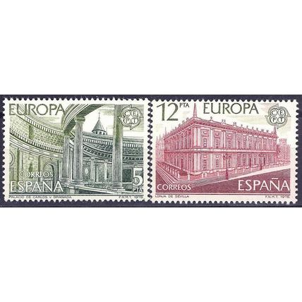 España. 1978. Mi # 2366 / 67. EUROPA Cept. World Heritage. Sevilla. Granada
