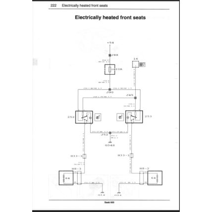 Saab 900 Electrical Wiring Diagrams Workshop Manual 1994 199527563 PDF
