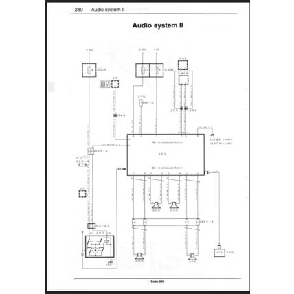 Saab 900 Electrical Wiring Diagrams Workshop Manual 1994 199527563 PDF