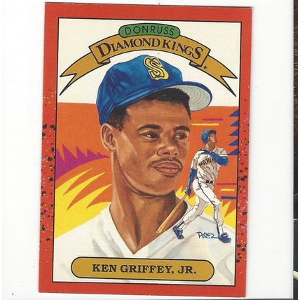 1990 DONRUSS DIAMOND KINGS KEN GRIFFEY JR #4