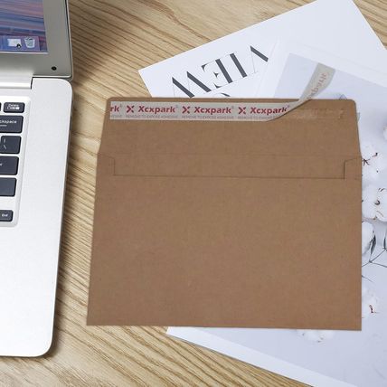 120 Qty A9 Invitation Envelopes 5.75X8.75, Self Seal 120GSM Brown Kraft Paper En