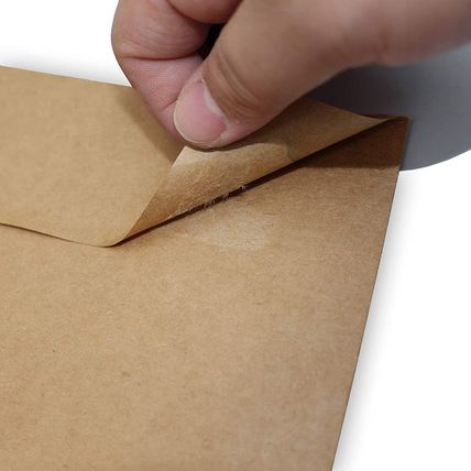 120 Qty A9 Invitation Envelopes 5.75X8.75, Self Seal 120GSM Brown Kraft Paper En