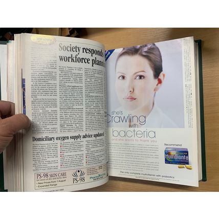 APOTHECARY "CHEMIST & D" PHARMACY BOUND MAGS JULY TO DEC 2000 3.6kg BOOK (EV4)