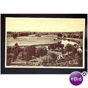 Herefordshire ROSS-ON-WYE Horseshoe Bend Postcard by Valentine (219374)