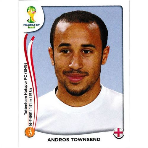 2014 Panini World Cup Soccer Stickers - #312 - Andros Townsend