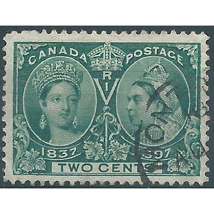 Canada 1897 SG125 2c Deep Green Fine Used....