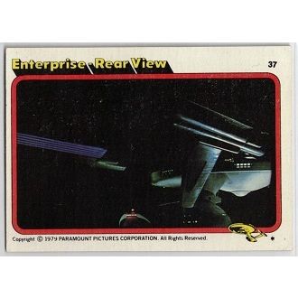 STAR TREK ' THE MOTION PICTURE ' card # 37 Enterprise Rear View (1979)