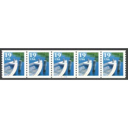 2529 19c Fishing Boat Very Fine MNH PNC 1A2424/5 P0142