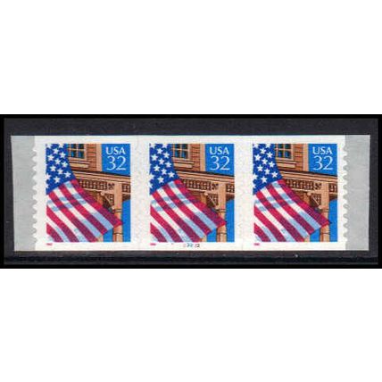 2915A 32c U.S. Flag Over Porch Fine MNH PNC 23222/3 10x10 PA3521
