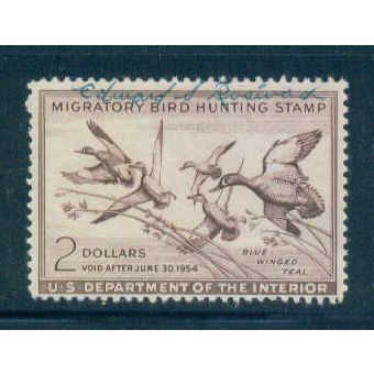 Used RW20 $2 Blue-Winged Tail Just Clears C1017