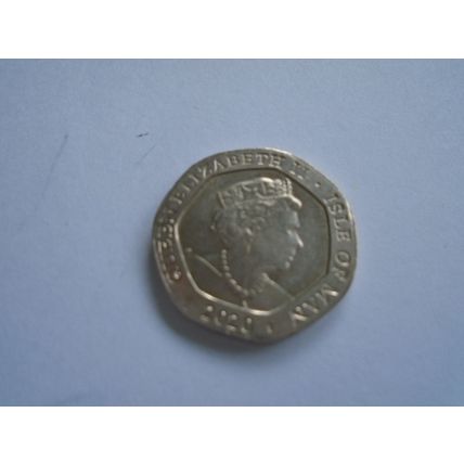 2020 - 20p Twenty Pence Coin - Isle of Man - Viking Boat