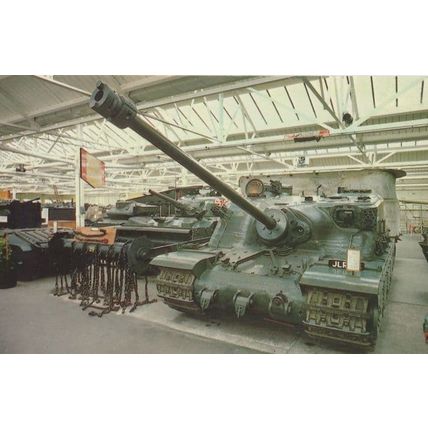Tortoise 1945 WW2 Tank Bovington Museum Mint 1970s Postcard