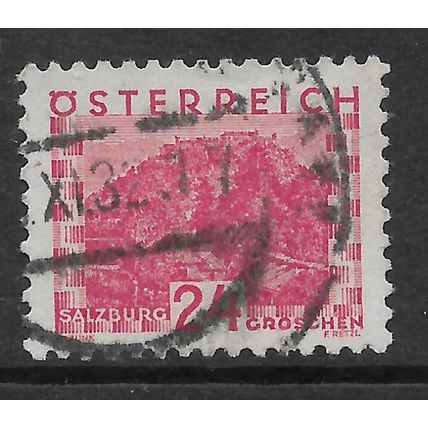 AUSTRIA 1932 LANDSCAPES 24g RED SALZBURG SG 682 FINE USED#2