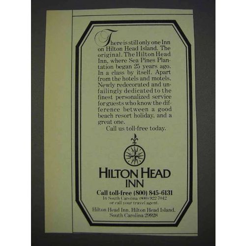 1982 Hilton Head Inn Ad