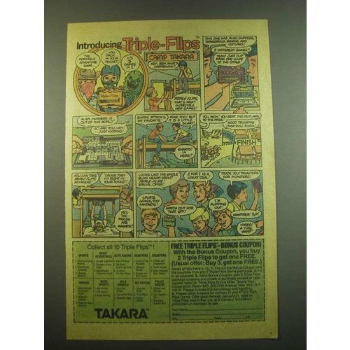1982 Takara Triple-Flips Ad