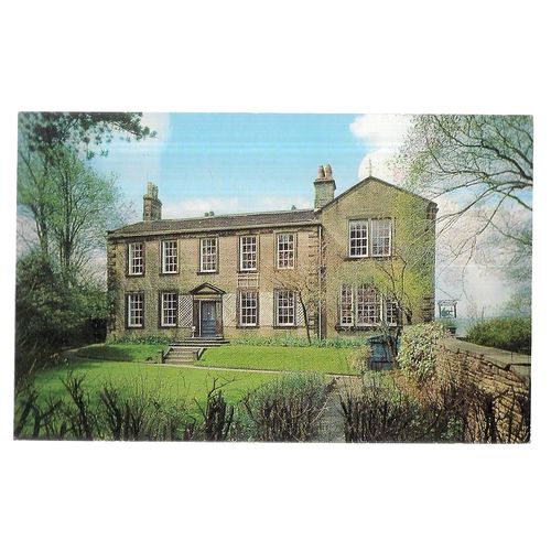 BRONTE PARSONAGE, Haworth, Yorkshire used vintage postcard c.1969 postmark =